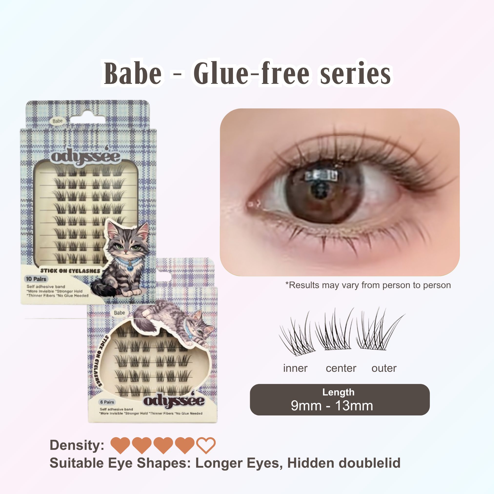 Odyssee Eyelashes - Small box | Bundle