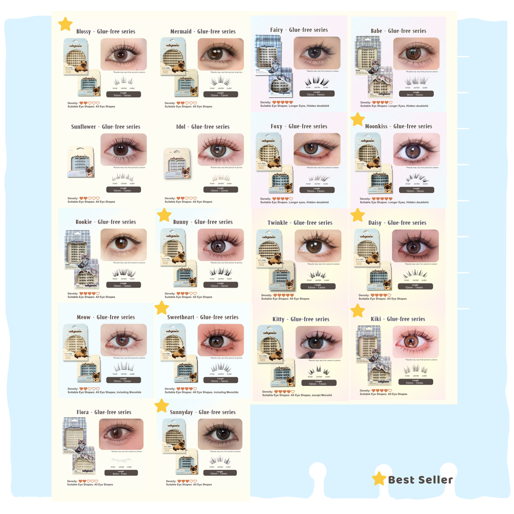 Odyssee Eyelashes - Small box | Bundle