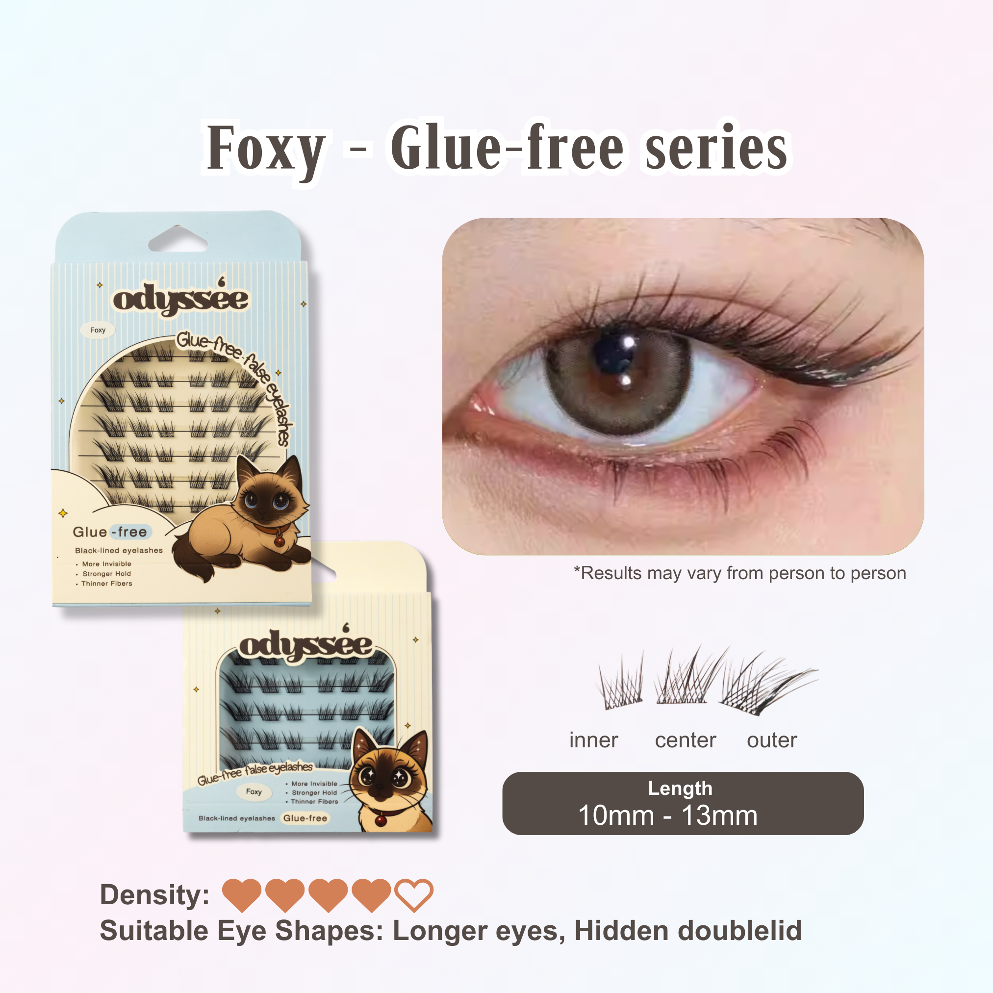 Odyssee Eyelashes - Small box | Bundle