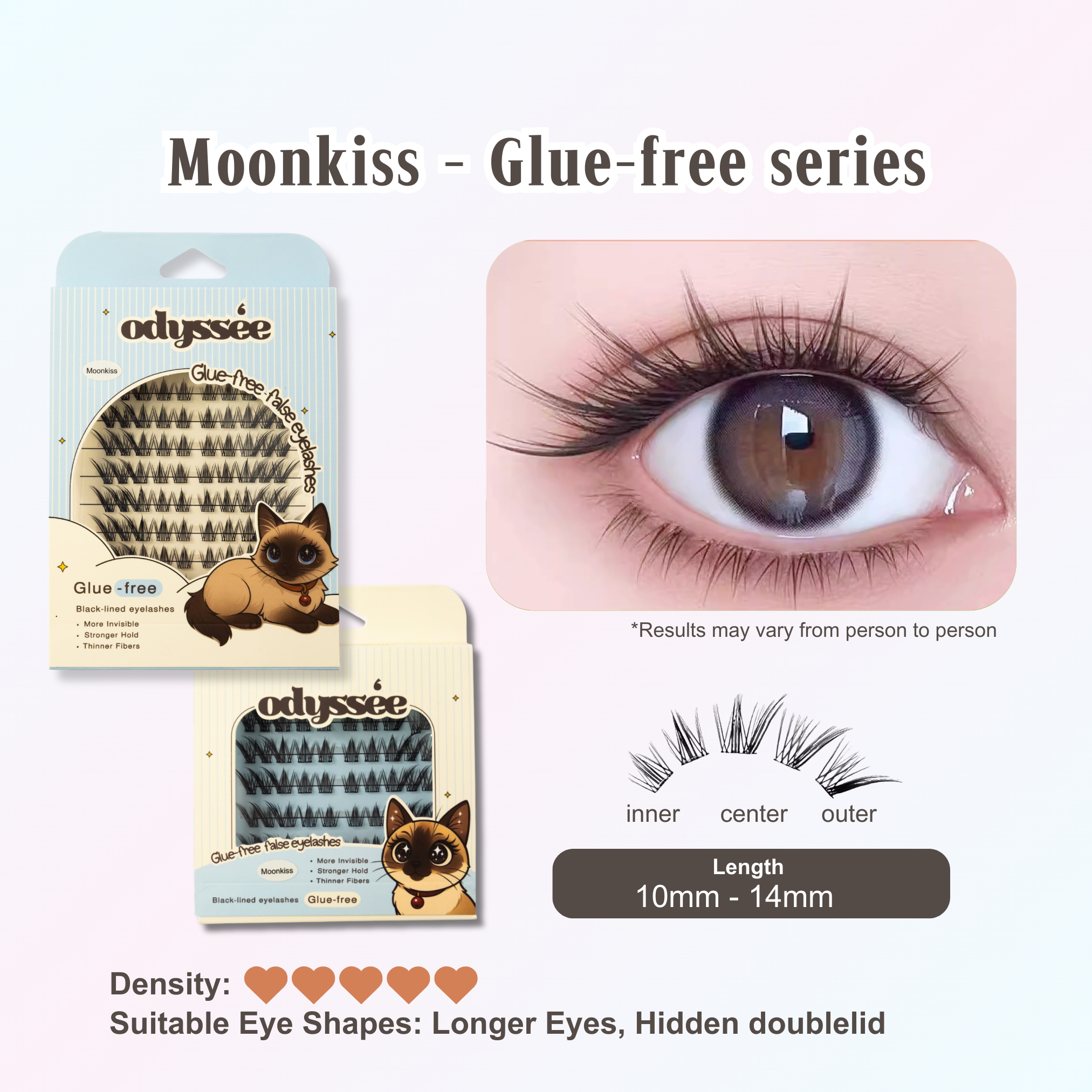 Odyssee Eyelashes - Small box | Bundle