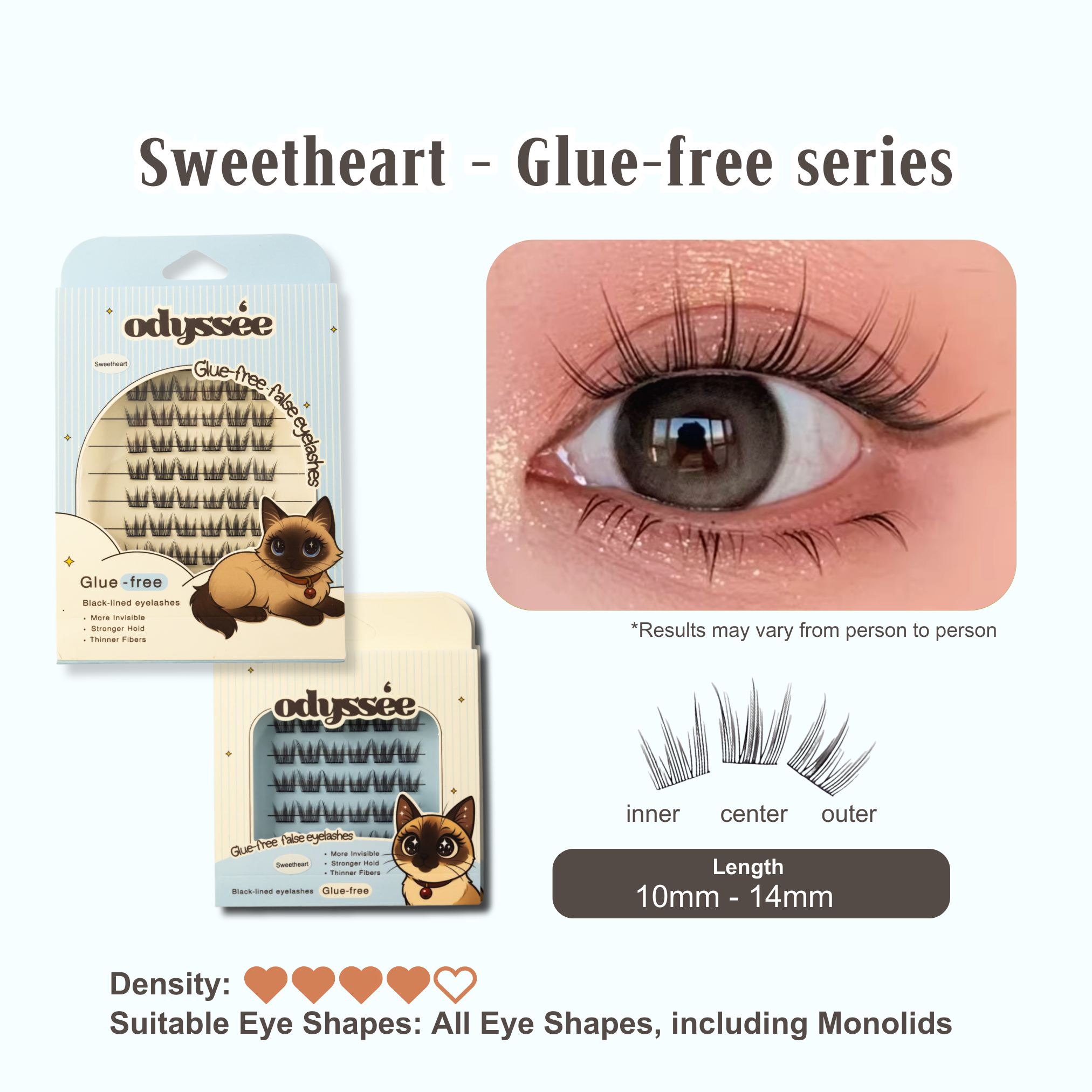 Odyssee Eyelashes - Small box | Bundle